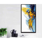Paint by Numbers Parrot in Flight Animal Art
